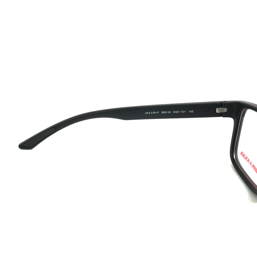 Prada Linea Rossa Eyeglasses Frames VPS01R-F DG0-1O1 Black Asian Fit 56-18-145